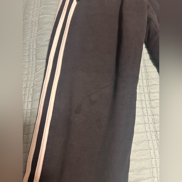 Adidas Kids Black Sweat Pants w/ Drawstring and pockets - size xs - Picture 6 of 10